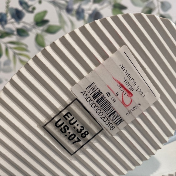 Adika Blue Fuzzy Slipper/shoe Size Eu38 / US7 - Picture 6 of 9